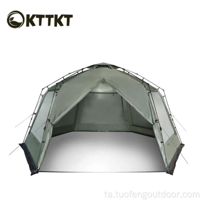 11 கிலோ பச்சை வெளிப்புற முகாம் பெரிய விண்வெளி கூடாரம்